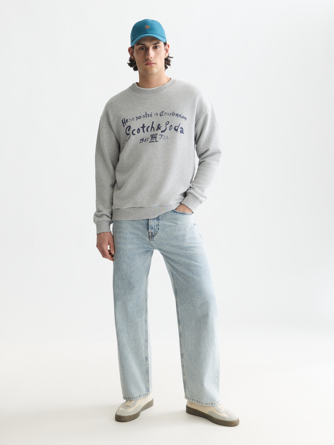 Front Chest Artwork Relaxed-Fit Sweatshirt