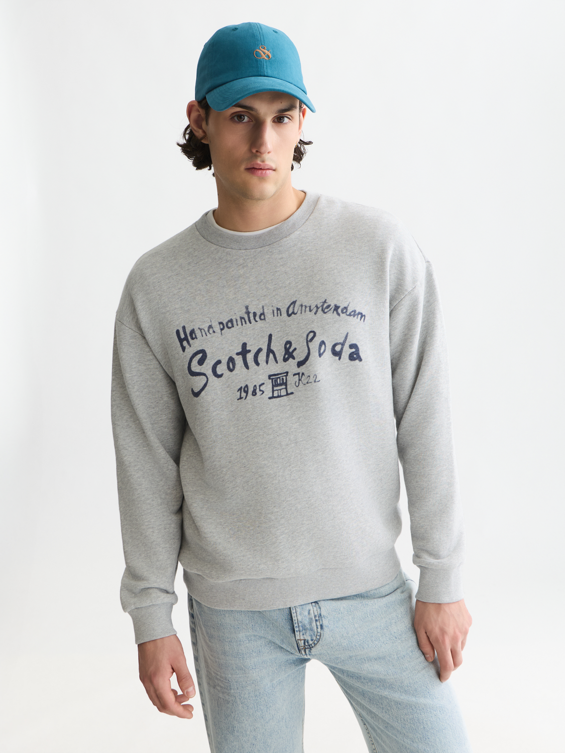 Front Chest Artwork Relaxed-Fit Sweatshirt