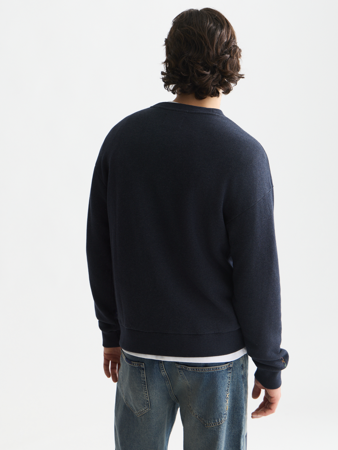 Front Chest Artwork Relaxed-Fit Sweatshirt