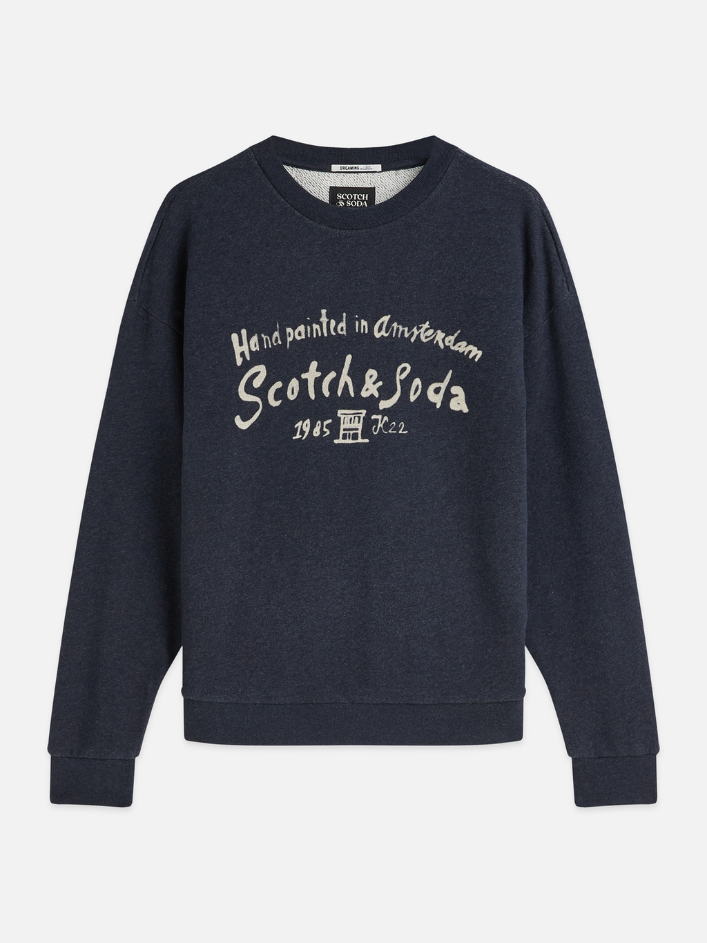 Front Chest Artwork Relaxed-Fit Sweatshirt