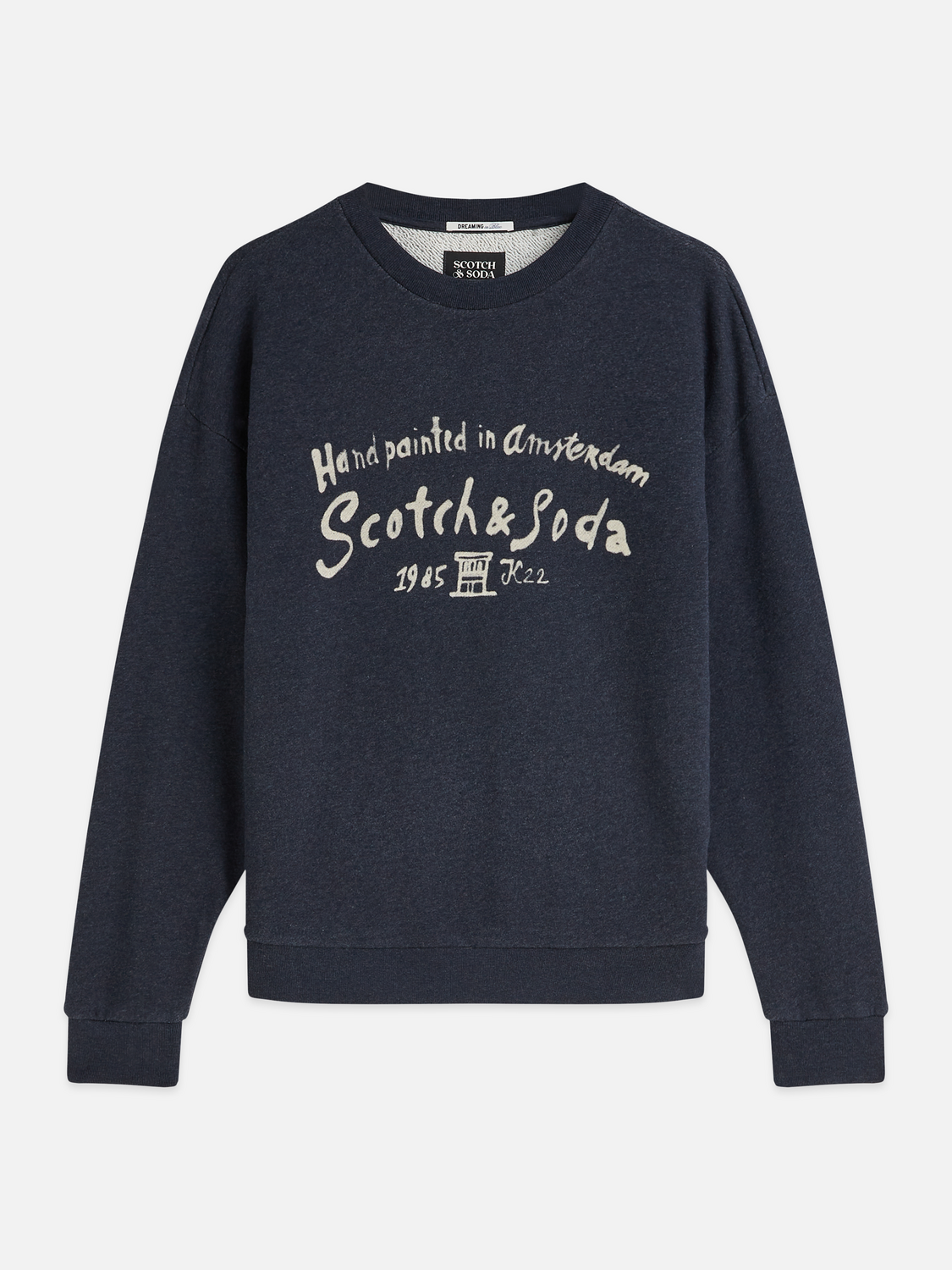 Front Chest Artwork Relaxed-Fit Sweatshirt
