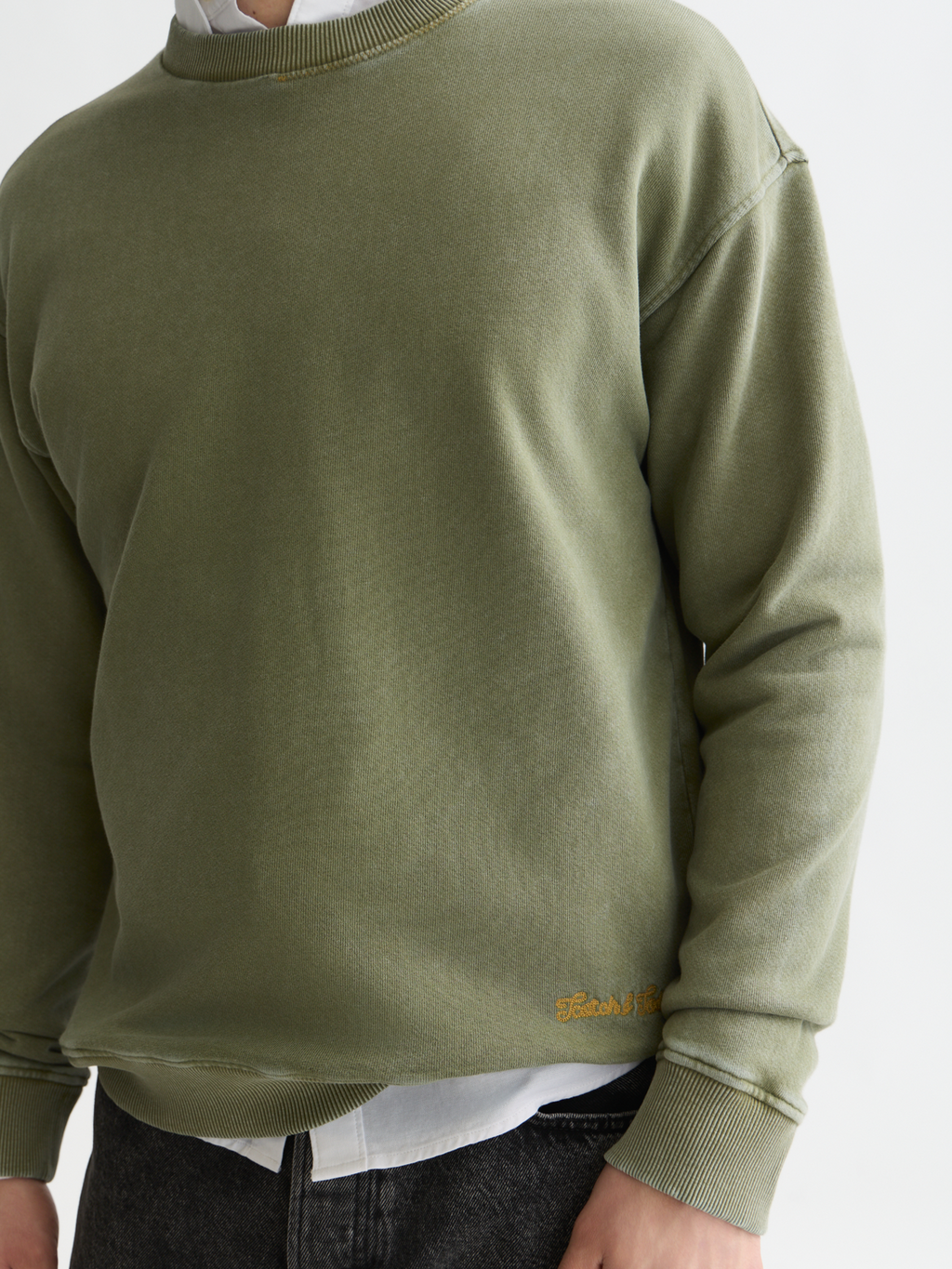 Washed Relaxed-Fit Sweatshirt