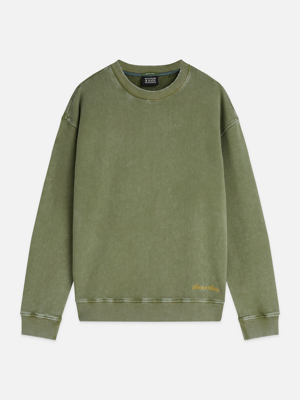 Washed Relaxed-Fit Sweatshirt