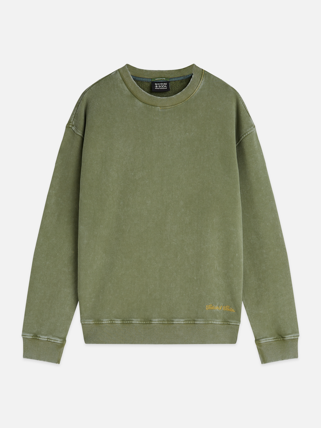 Washed Relaxed-Fit Sweatshirt