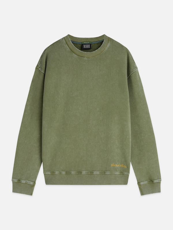 Washed Relaxed-Fit Sweatshirt