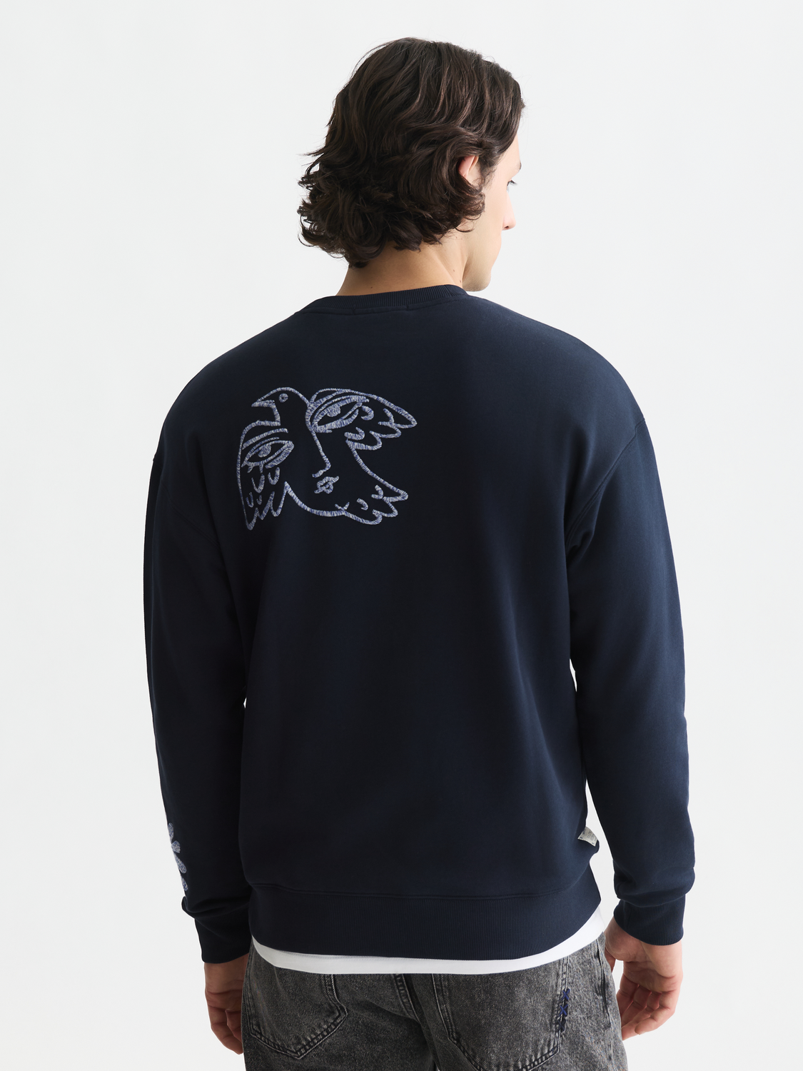 Scotch & Soda x Royal Delft Embroidered Relaxed Sweatshirt