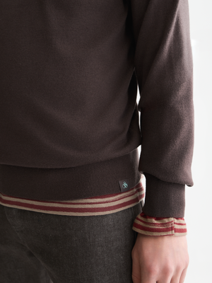 Essentials Pullover mit Stehkragen und überschnittenen Schultern