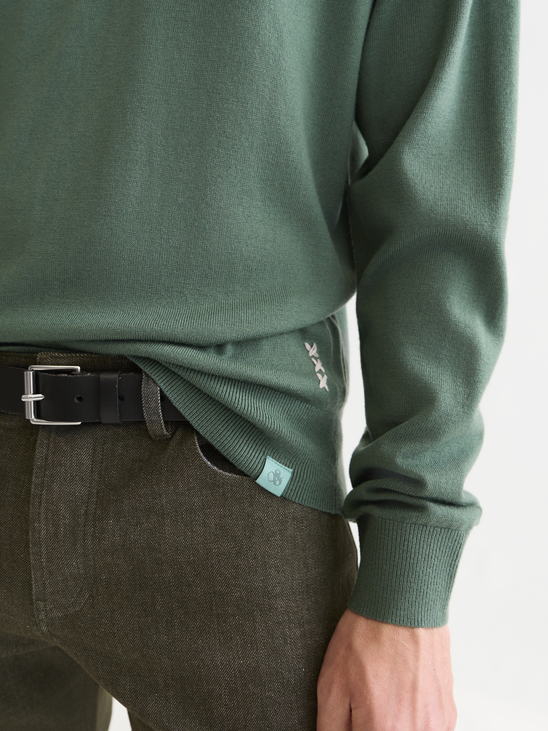 Seasonal Essentials Mock Neck Wool-Blend Pullover