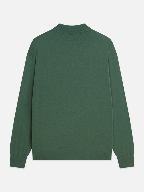 Seasonal Essentials Mock Neck Wool-Blend Pullover