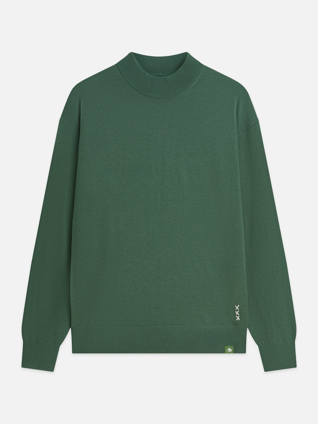 Seasonal Essentials Mock Neck Wool-Blend Pullover