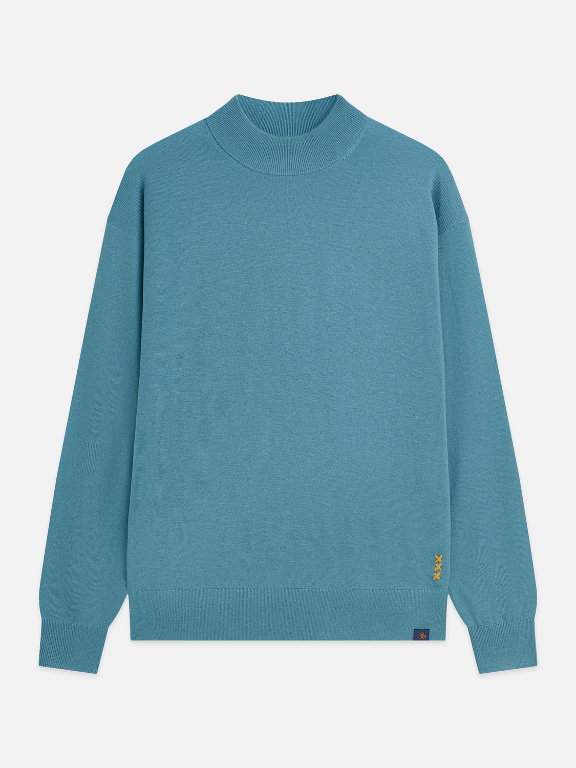 Seasonal Core Dropped Shoulder Mock Neck Pullover