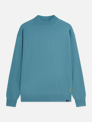 Seasonal Essentials —  Dropped Shoulder Mock Neck Pullover