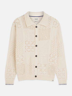 Multi Stitch Knitted Cardigan