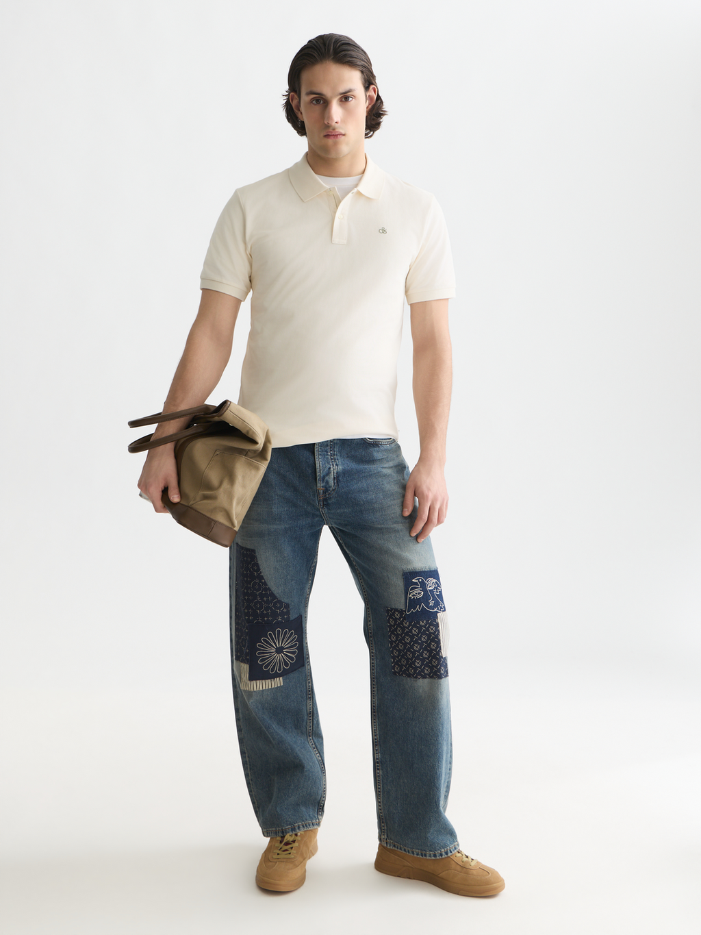 Seasonal Core Pique Chest Logo Regular-Fit Polo
