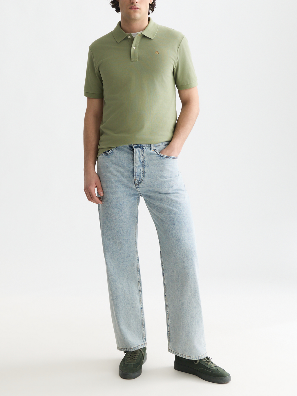 Seasonal Core Pique Chest Logo Regular-Fit Polo