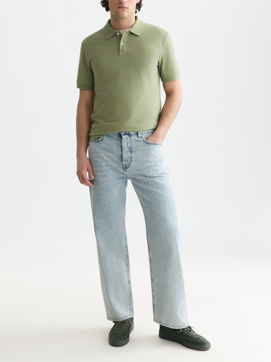 Seasonal Core Pique Chest Logo Regular-Fit Polo