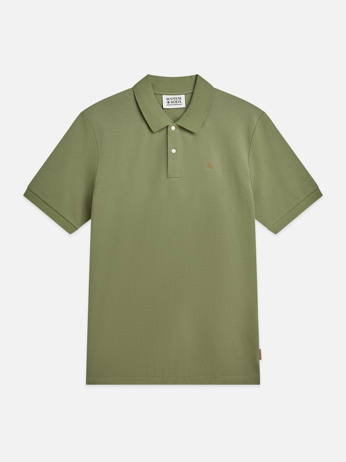Seasonal Core Pique Chest Logo Regular-Fit Polo