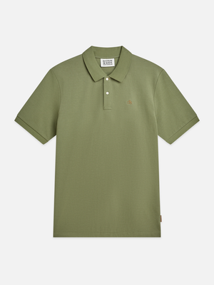 Seasonal Essentials —  Pique Chest Logo Regular-Fit Polo