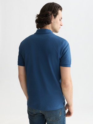 Seasonal Essentials —  Pique Chest Logo Regular-Fit Polo