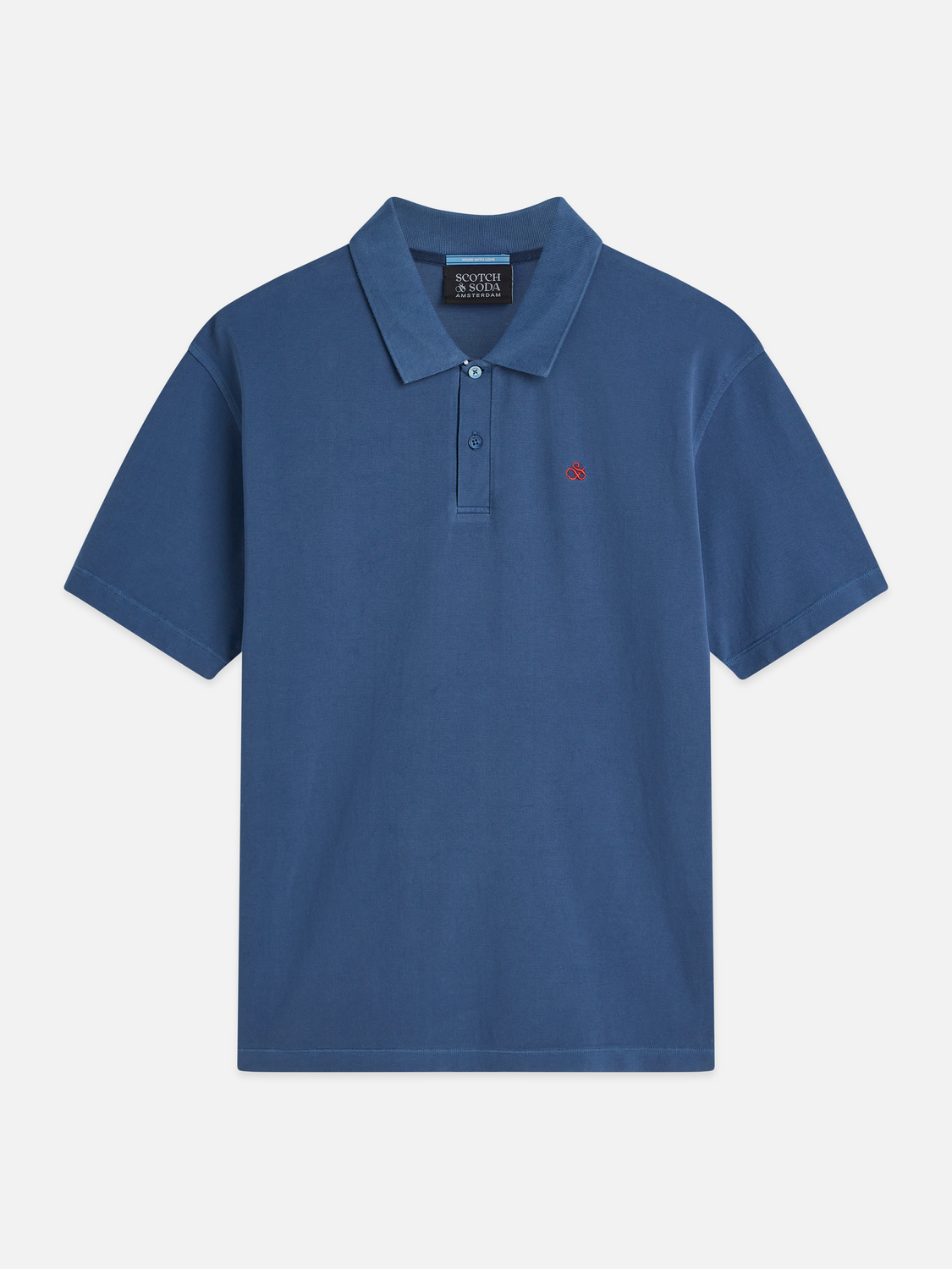 Pique Garment Dyed Relaxed-Fit Polo
