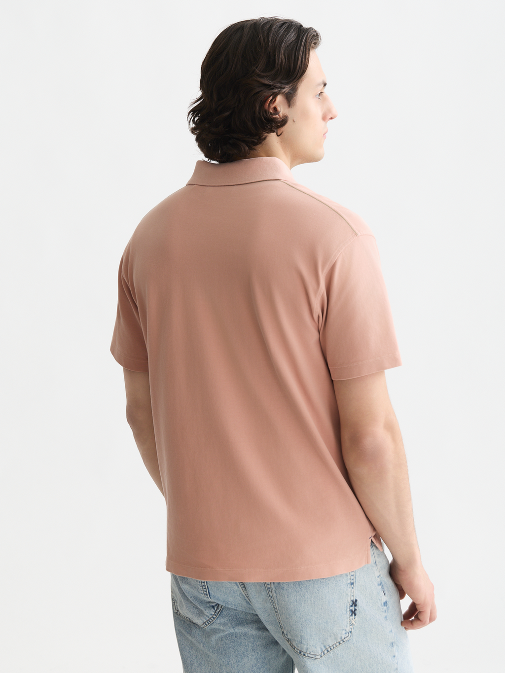Pique Garment Dyed Relaxed-Fit Polo
