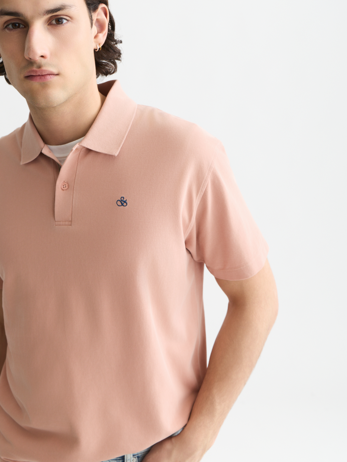 Pique Garment Dyed Relaxed-Fit Polo