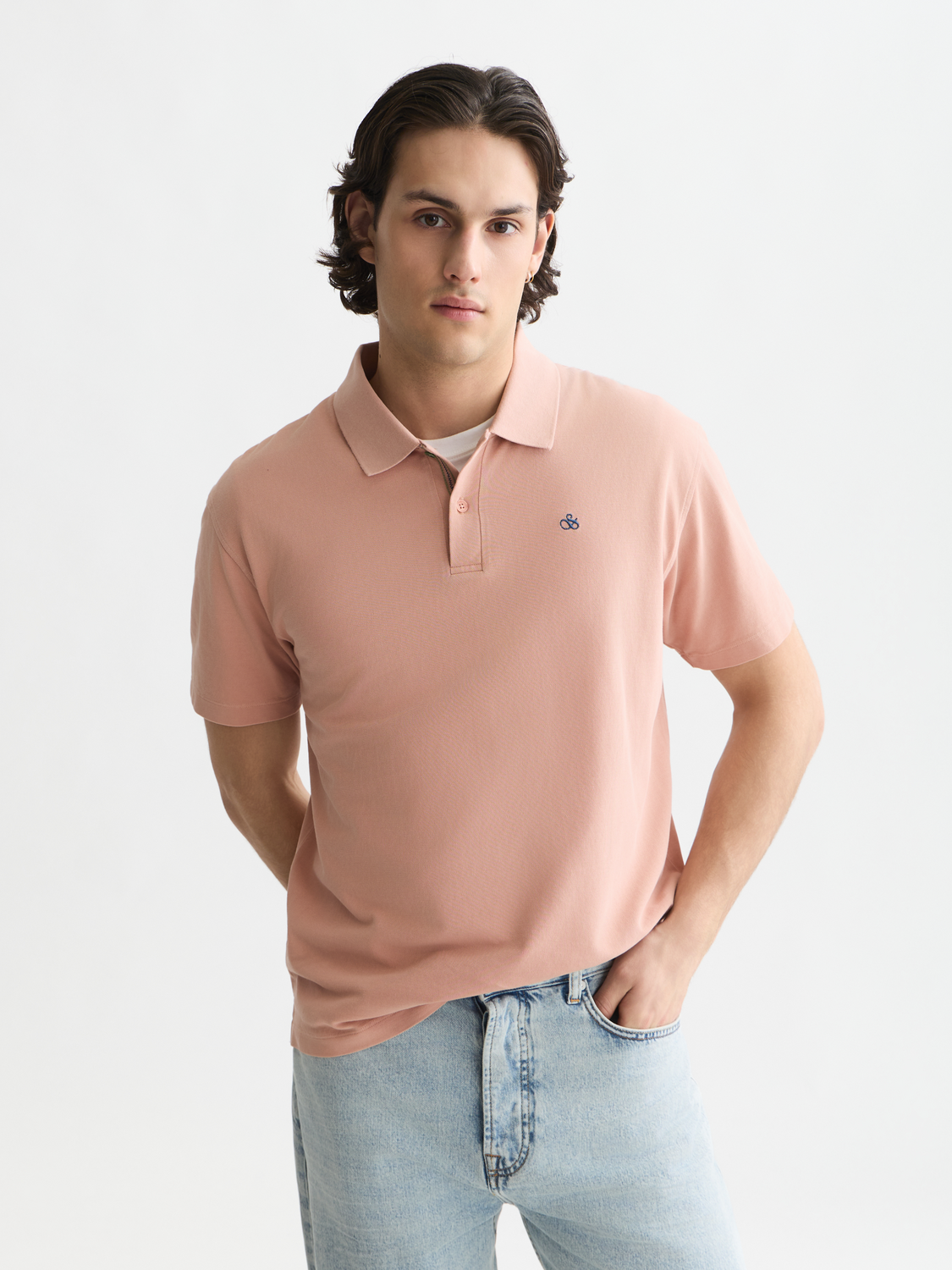 Pique Garment Dyed Relaxed-Fit Polo