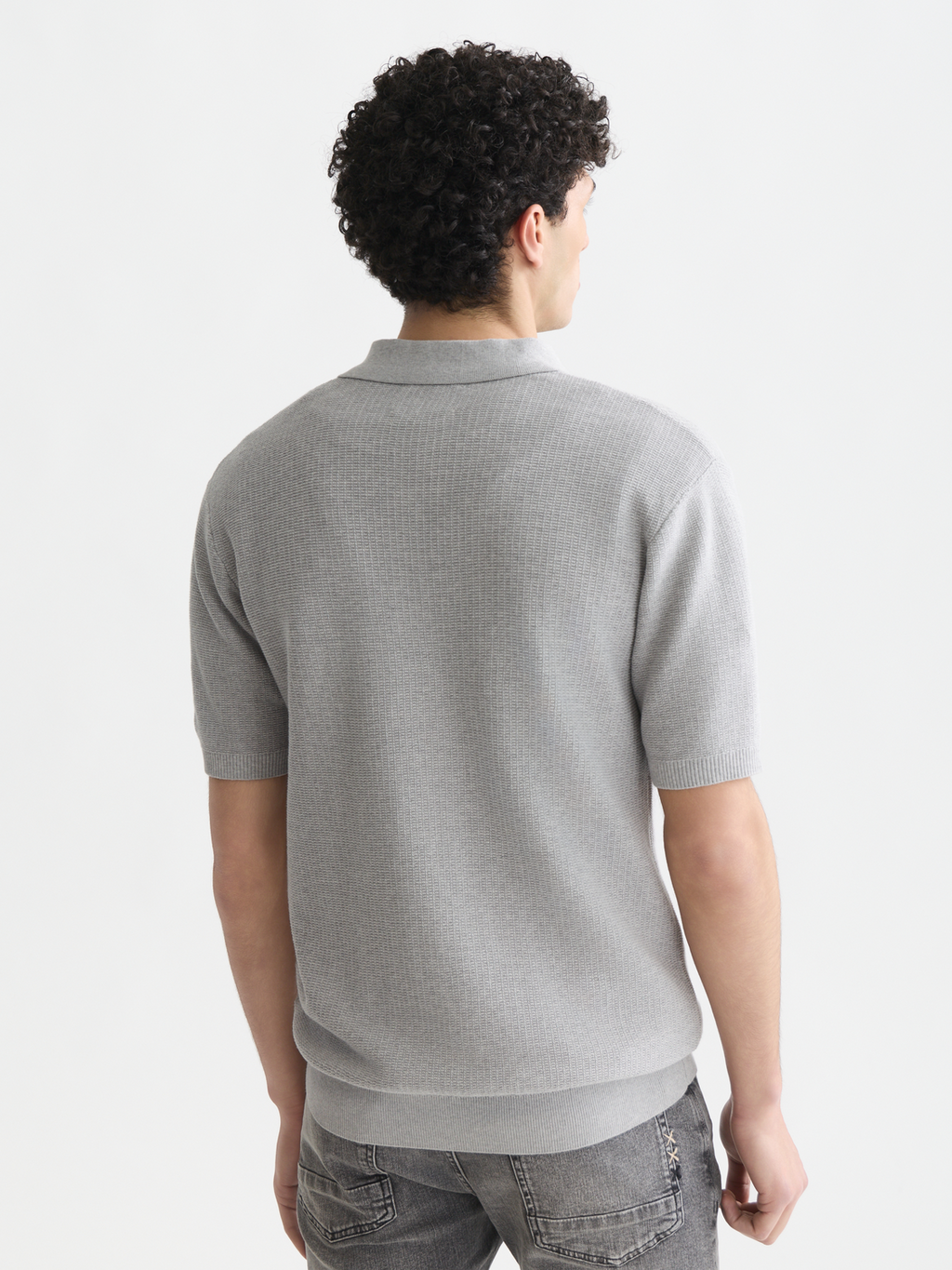 Seasonal Core Structured Knitted Regular-Fit Polo