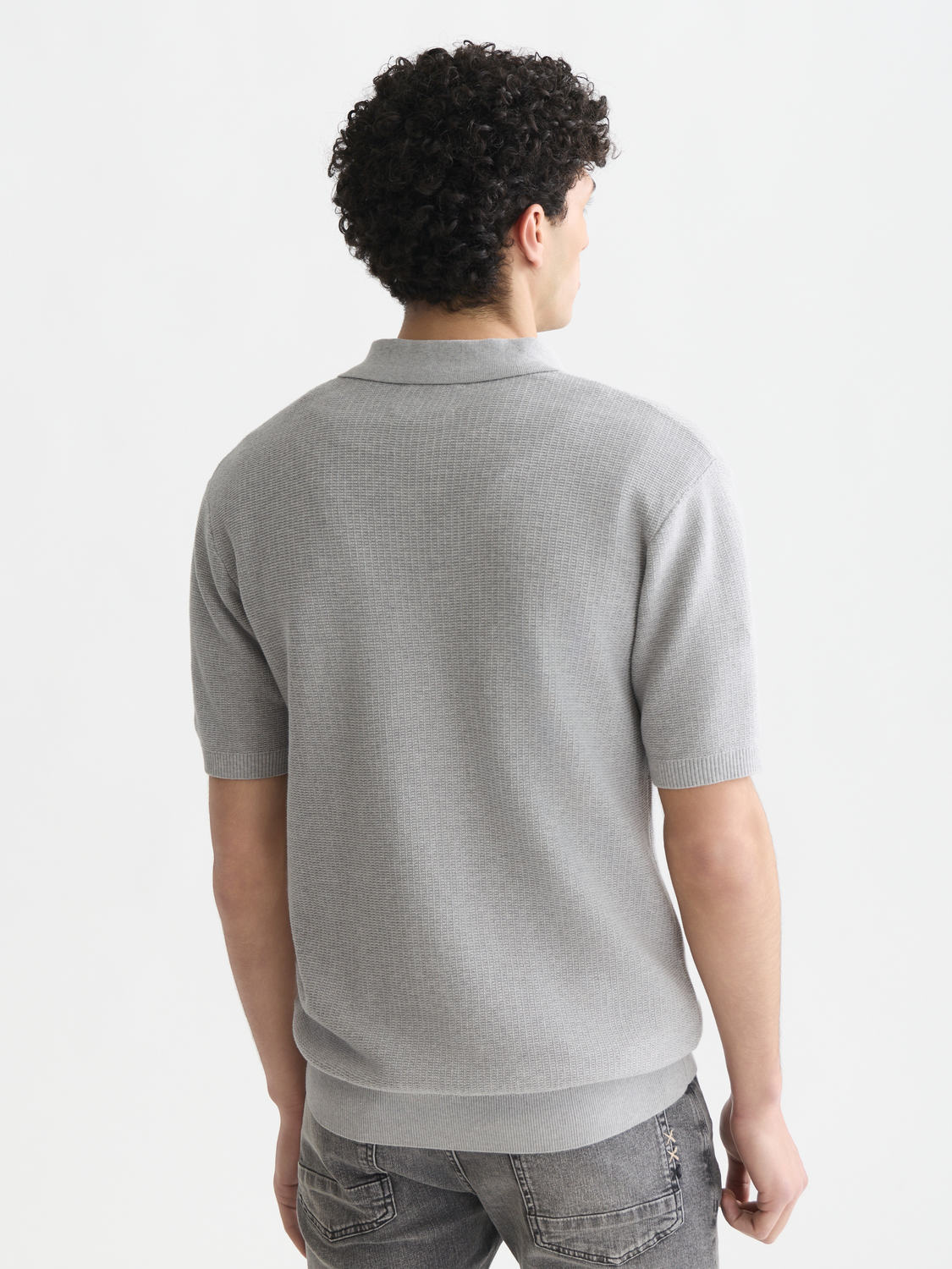 Seasonal Core Structured Knitted Regular-Fit Polo