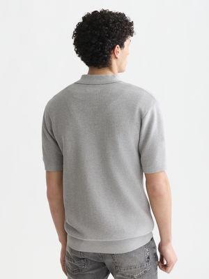 Seasonal Essentials —  Structured Knitted Regular-Fit Polo