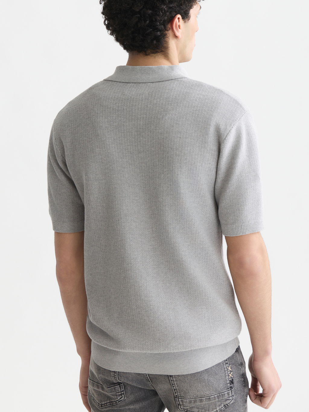 Seasonal Core Structured Knitted Regular-Fit Polo