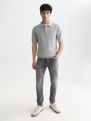 Seasonal Essentials —  Structured Knitted Regular-Fit Polo