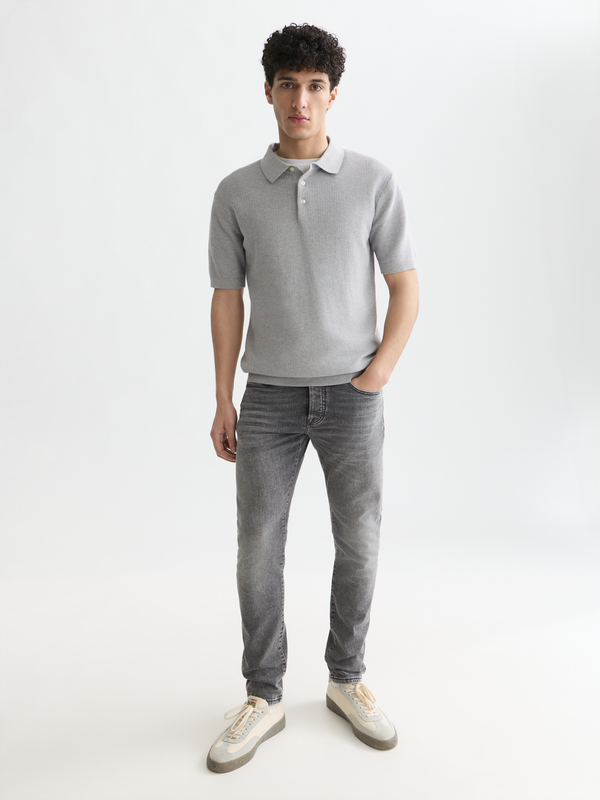 Seasonal Essentials —  Structured Knitted Regular-Fit Polo