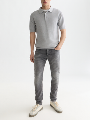 Seasonal Essentials —  Structured Knitted Regular-Fit Polo
