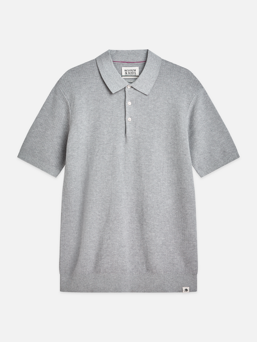 Seasonal Core Structured Knitted Regular-Fit Polo