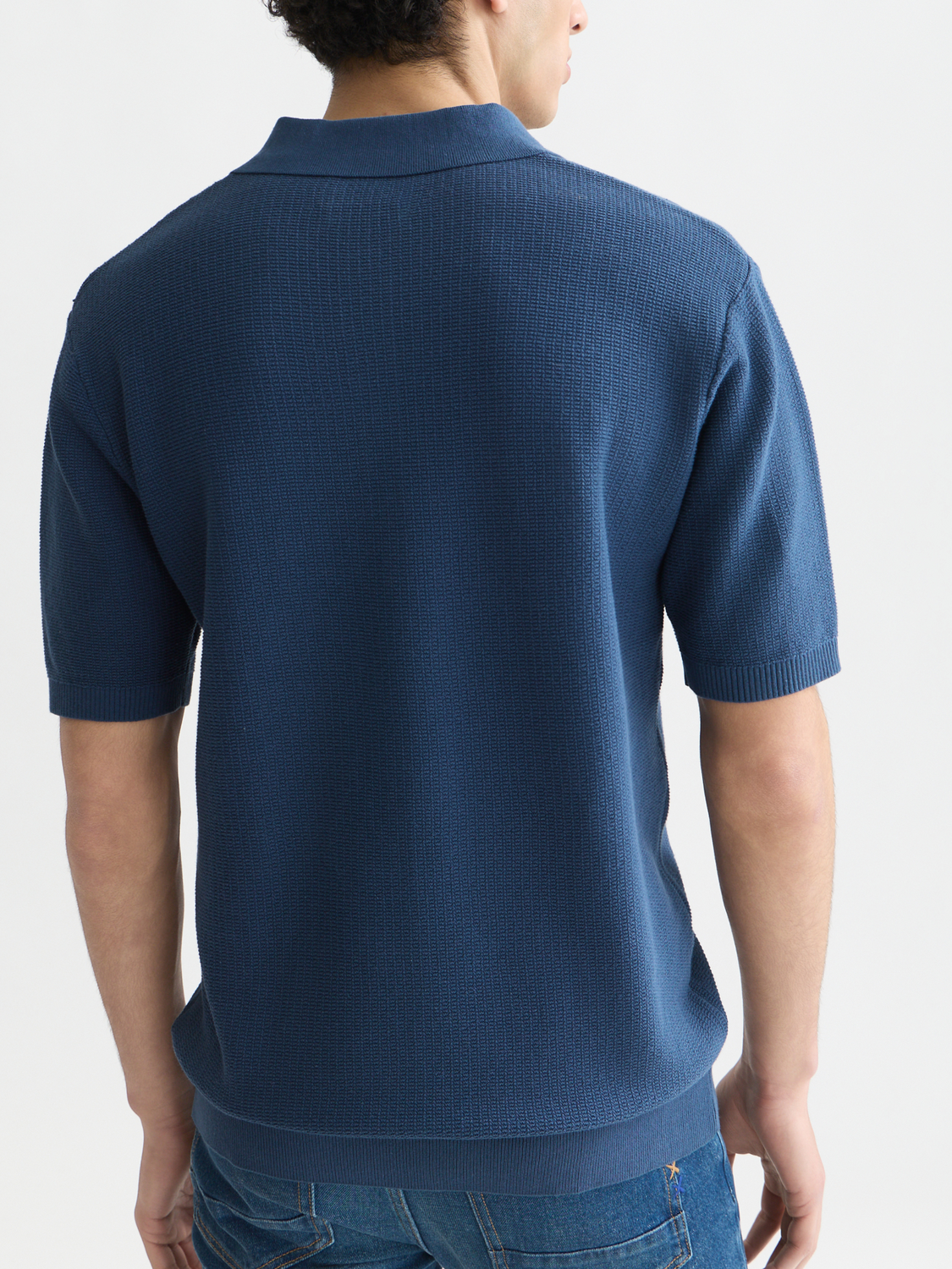 Seasonal Core Structured Knitted Regular-Fit Polo