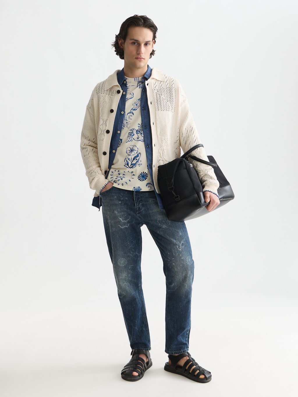 Scotch & Soda x Royal Delft The Dean Loose Tapered Jeans