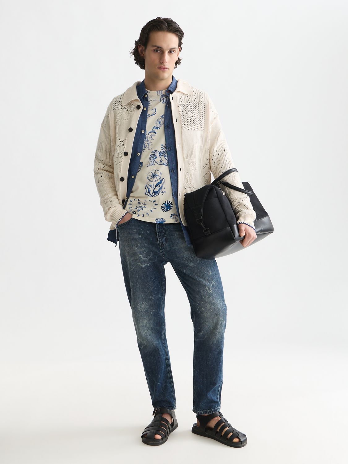 Scotch & Soda x Royal Delft The Dean Loose Tapered Jeans