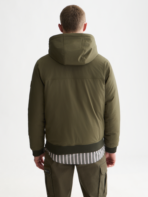 Hooded Softshell Padded Jacket