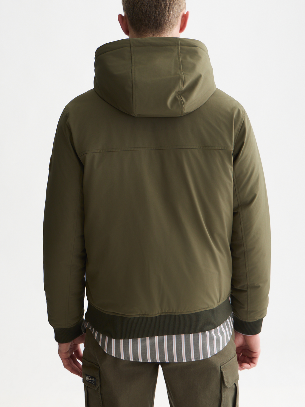 Hooded Softshell Padded Jacket