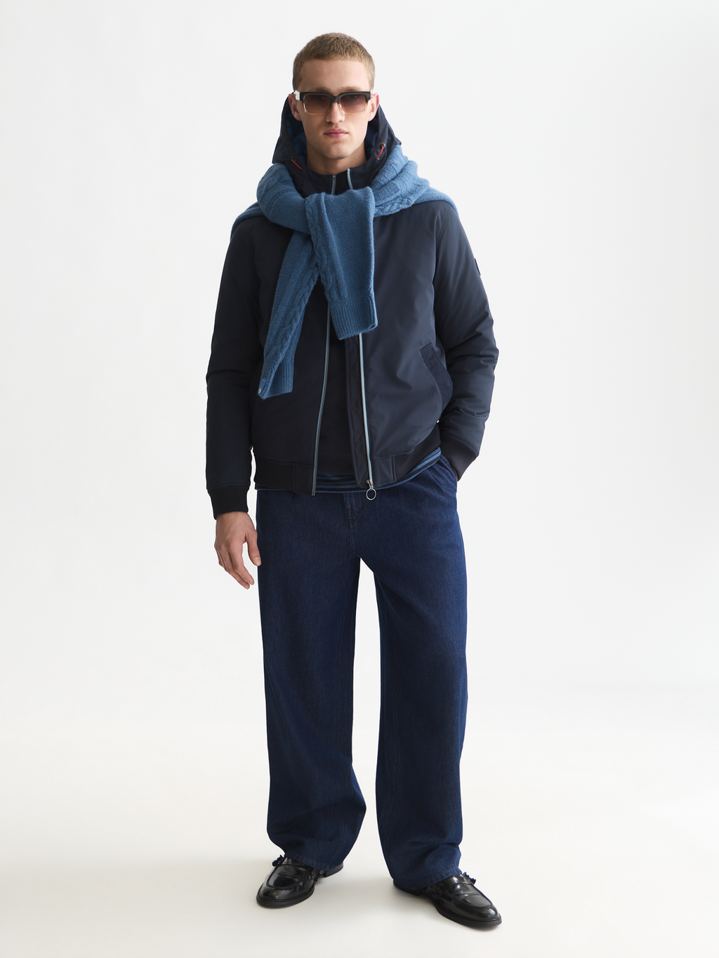 Hooded Softshell Padded Jacket