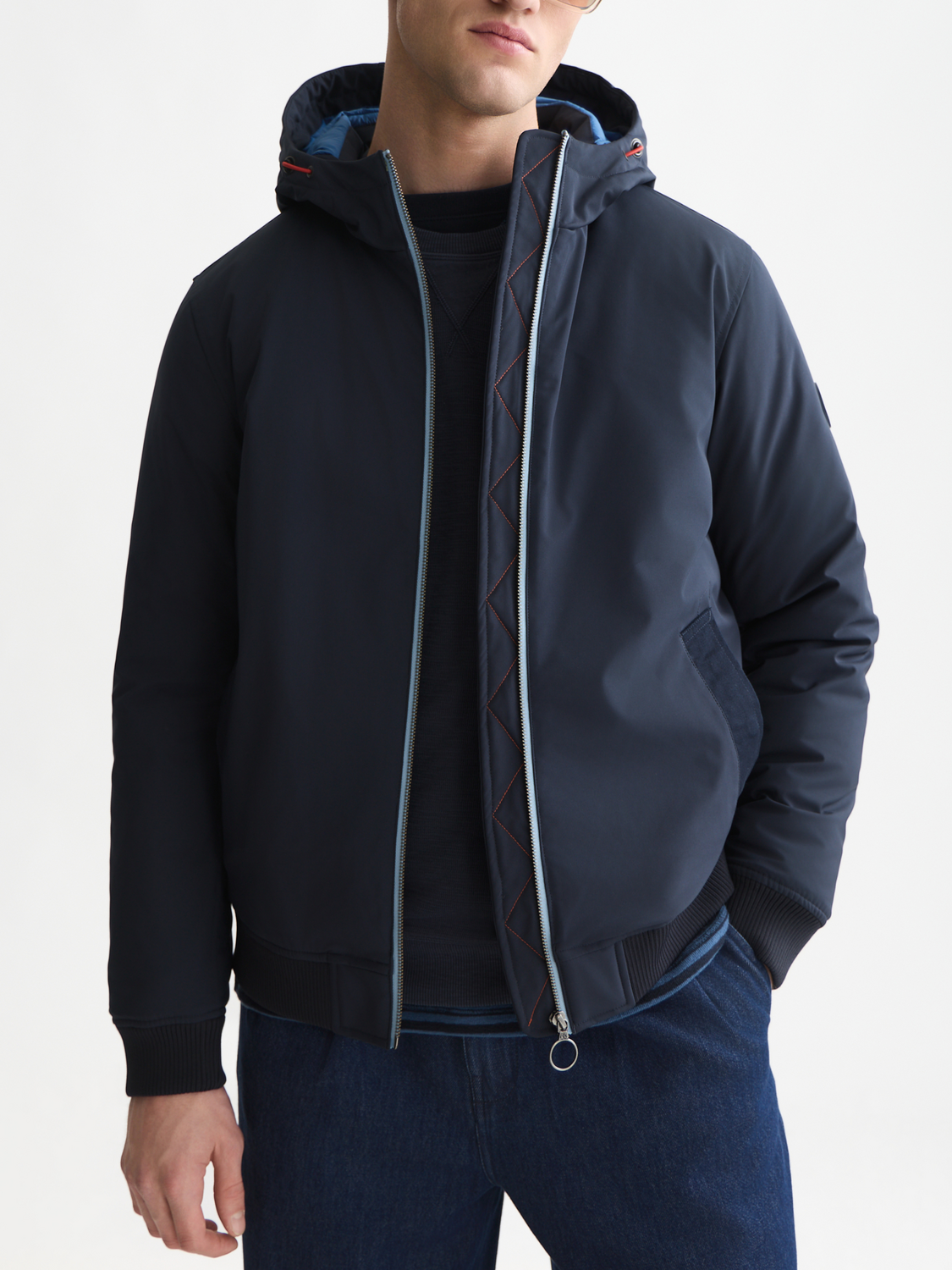 Hooded Softshell Padded Jacket