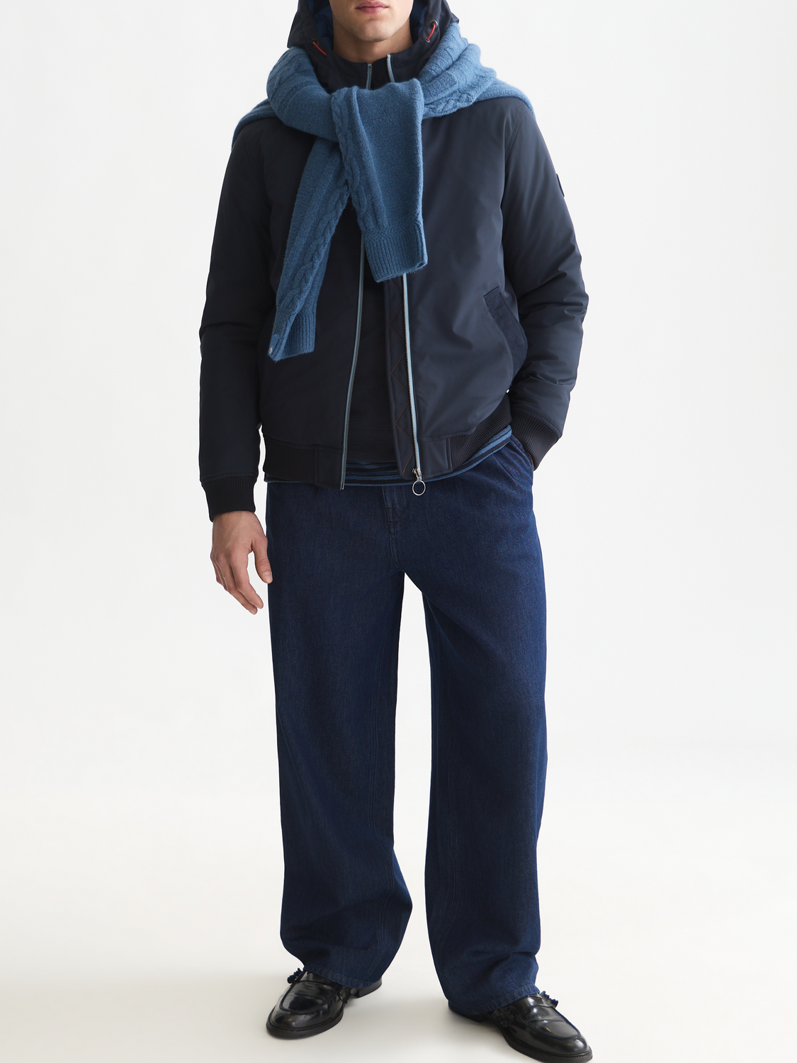 Hooded Softshell Padded Jacket