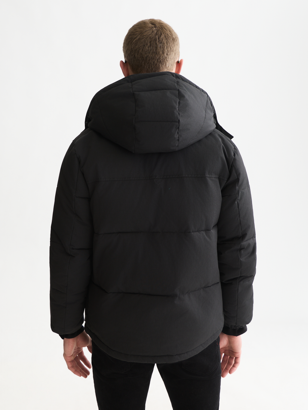 Puffer Jacket With Removable Hood