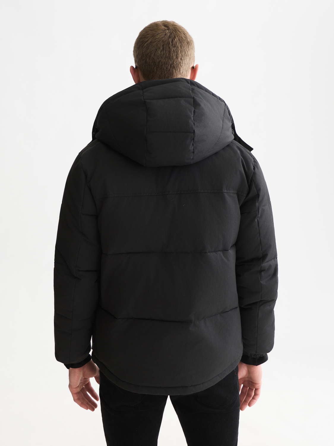 Puffer Jacket With Removable Hood