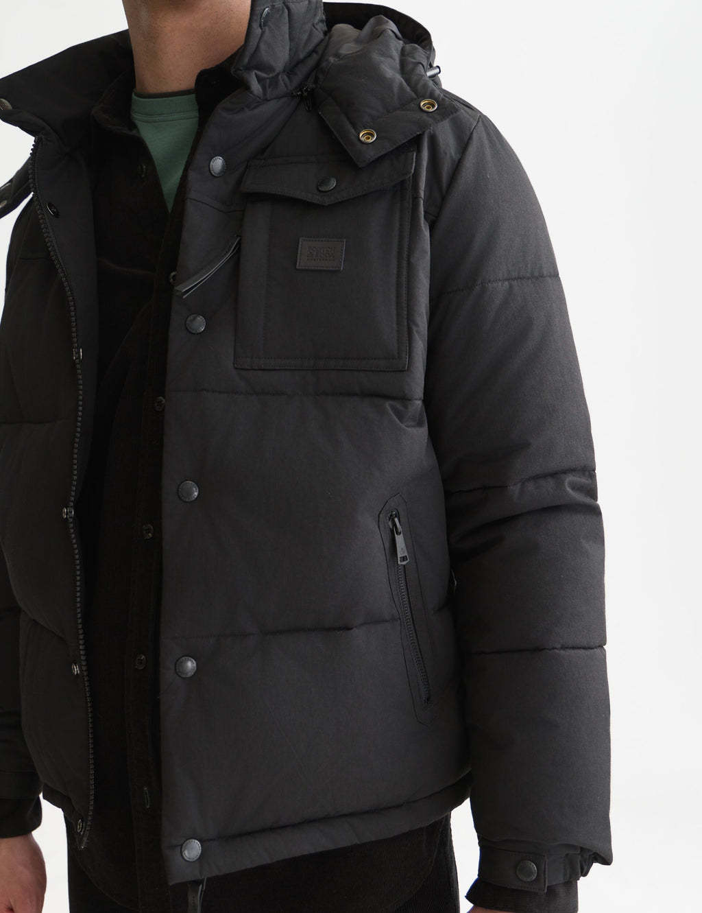 Hooded puffer jacket