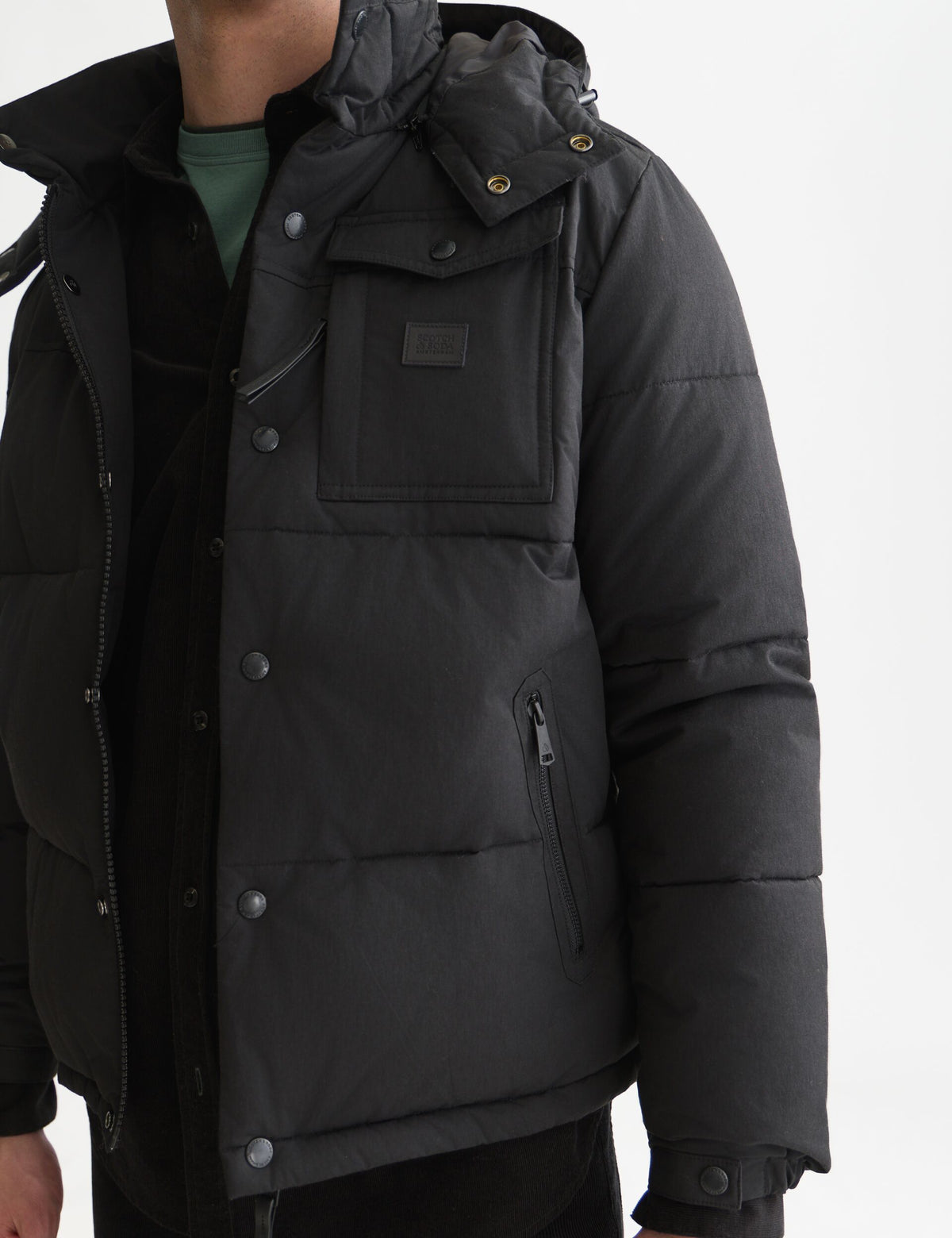 Hooded puffer jacket