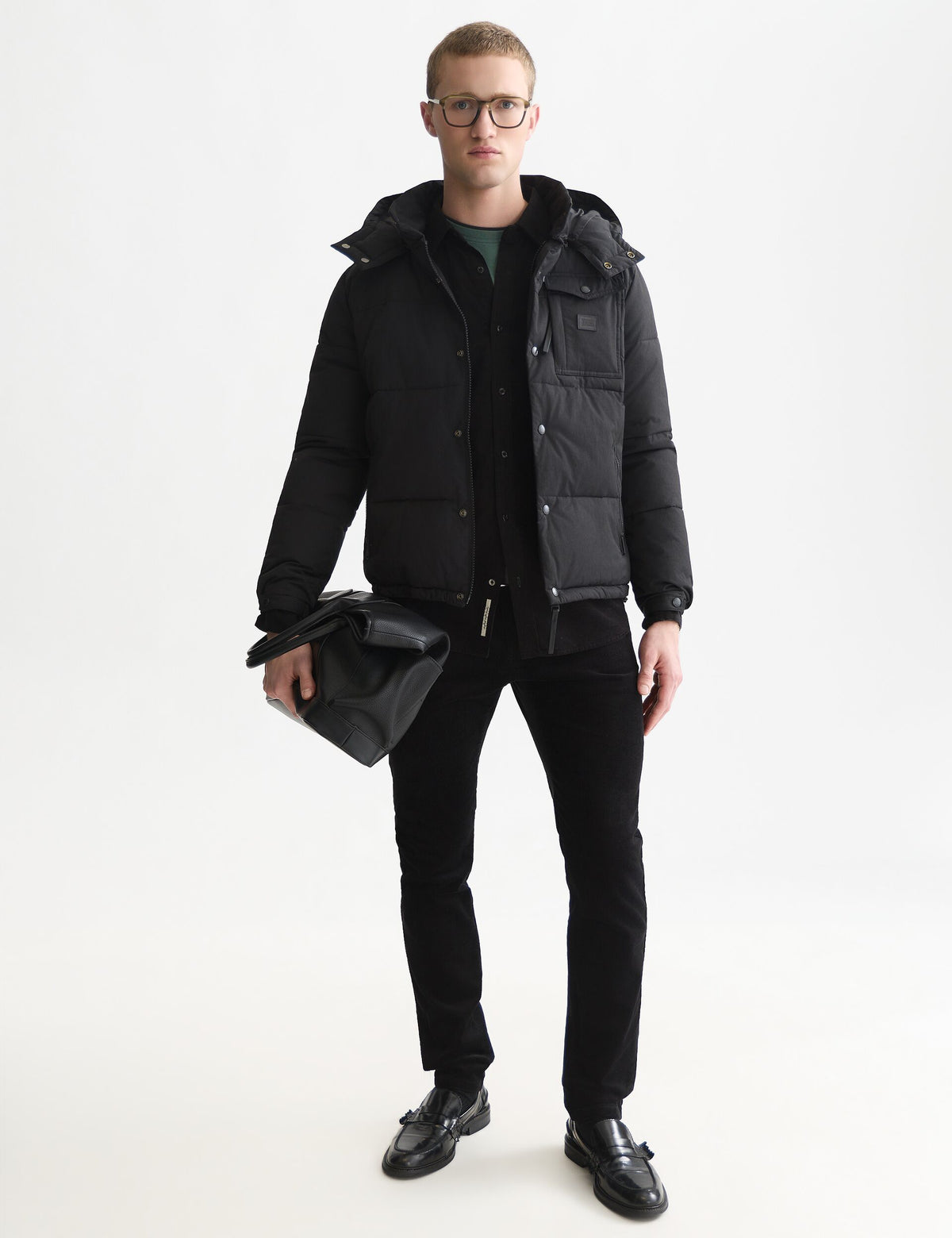 Hooded puffer jacket