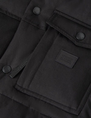 Puffer Jacket With Removable Hood