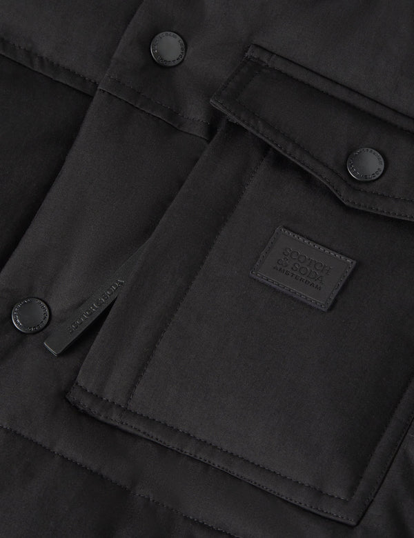 Puffer Jacket With Removable Hood